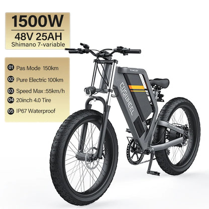 Coswheel T24 1000w Motorcycle Adul Drit Bike Mountain Bikes