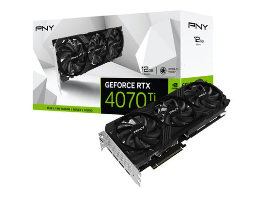 PNY GeForce RTX 4070 Ti 12GB Verto LED Triple Fan - Graphics card