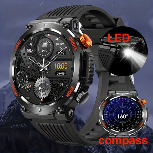 Multifunctional Smart Watch With Compass and Fitness Tracker