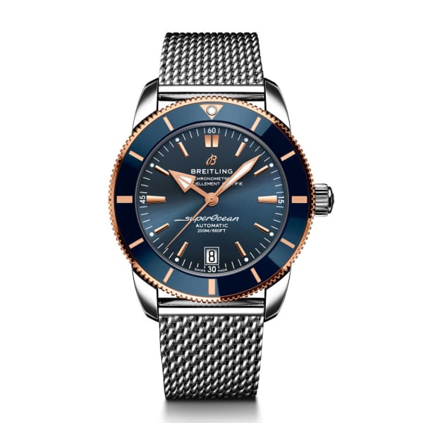 Breitling Superocean Heritage B20 Steel Blue Dial Watch - 42mm, front 