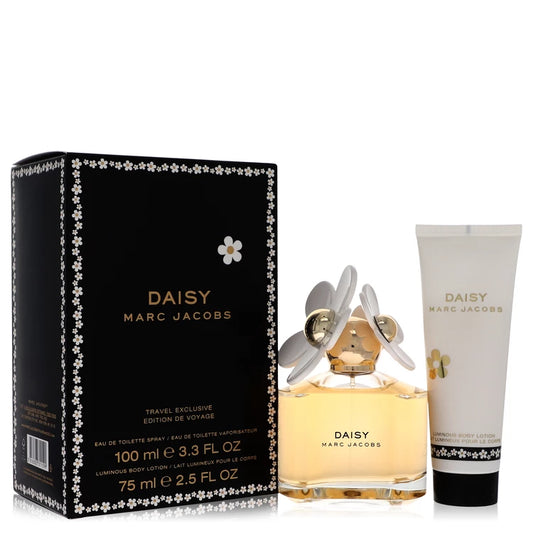 Marc Jacobs Daisy Perfume 3.4 oz Eau De Toilette Spray + 2.5 oz Body Lotion Gift set women