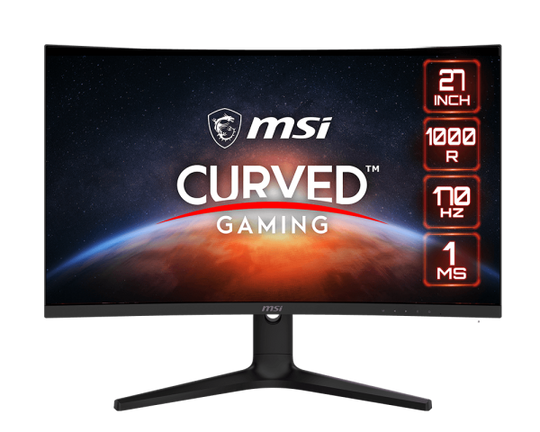 MSI - LED monitor - gaming - curved - 27" - 1920 x 1080 Full HD (1080p), front 