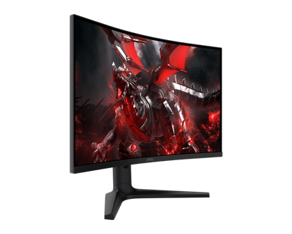 MSI - LED monitor - gaming - curved - 27" - 1920 x 1080 Full HD (1080p),  slanting front side