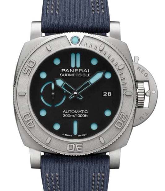 Panerai Submersible Mike Horn Edition - 47mm, brushed EcoTitanium™ case, Black dial