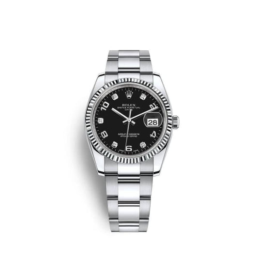 Rolex Oyster Perpetual Date 34 black dial