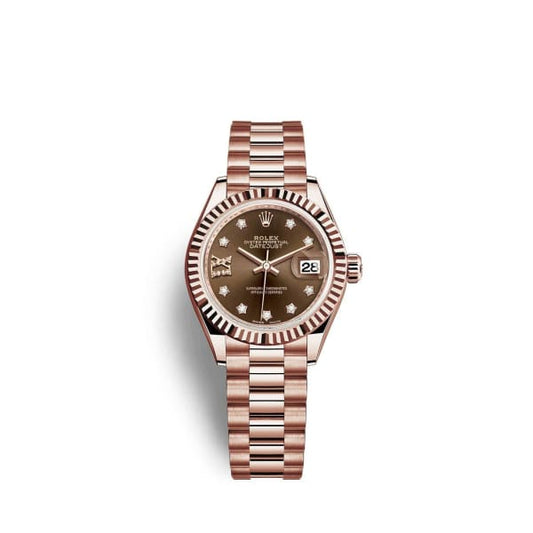 Rolex Perpetual Lady-Datejust Watch of 18k Everose Gold