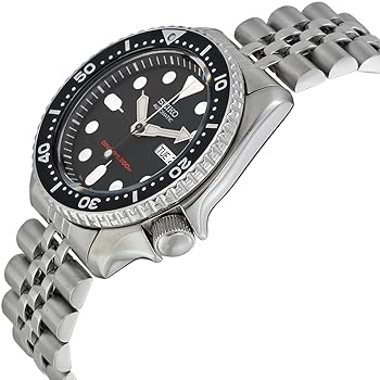 Seiko SKX007K2 Automatic Divers Men's Watch, side 