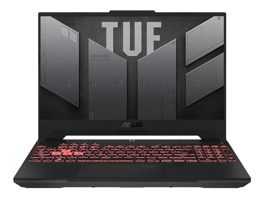 ASUS TUF Gaming A15 - 15.6" - AMD Ryzen 7 7735HS - 16 GB RAM - 1 TB SSD, front 