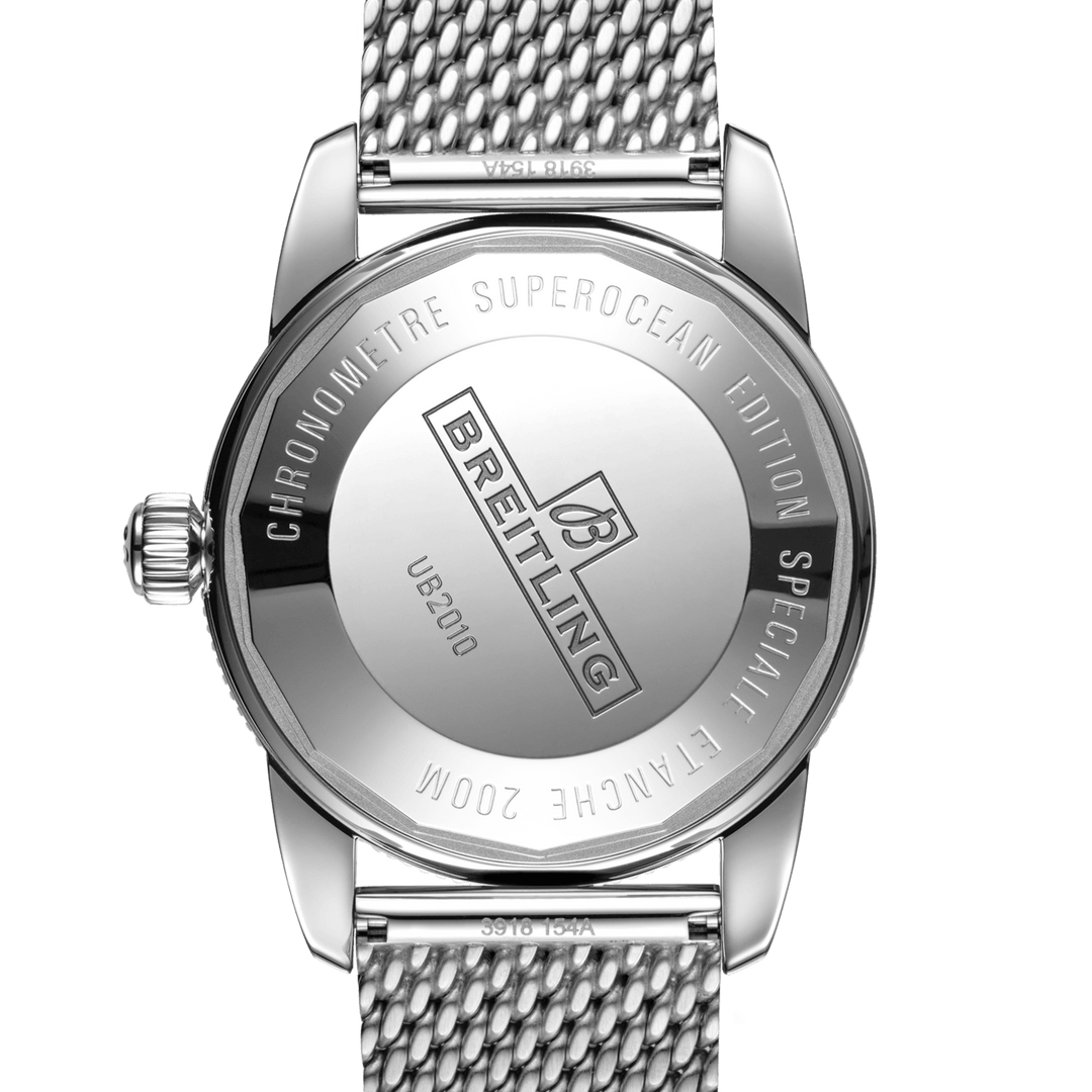 Breitling Superocean Heritage B20 Steel Blue Dial Watch - 42mm, back 