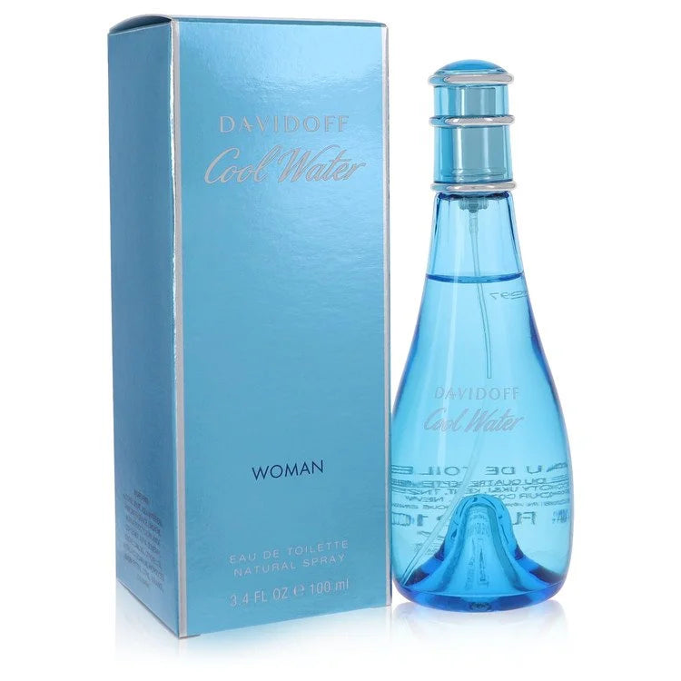 Davidoff Cool Water Perfume 3.4 oz Eau De Toilette Spray (Women)