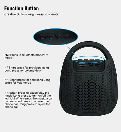 MiniMax Tunes: Black Tiny Bluetooth Portable Speaker