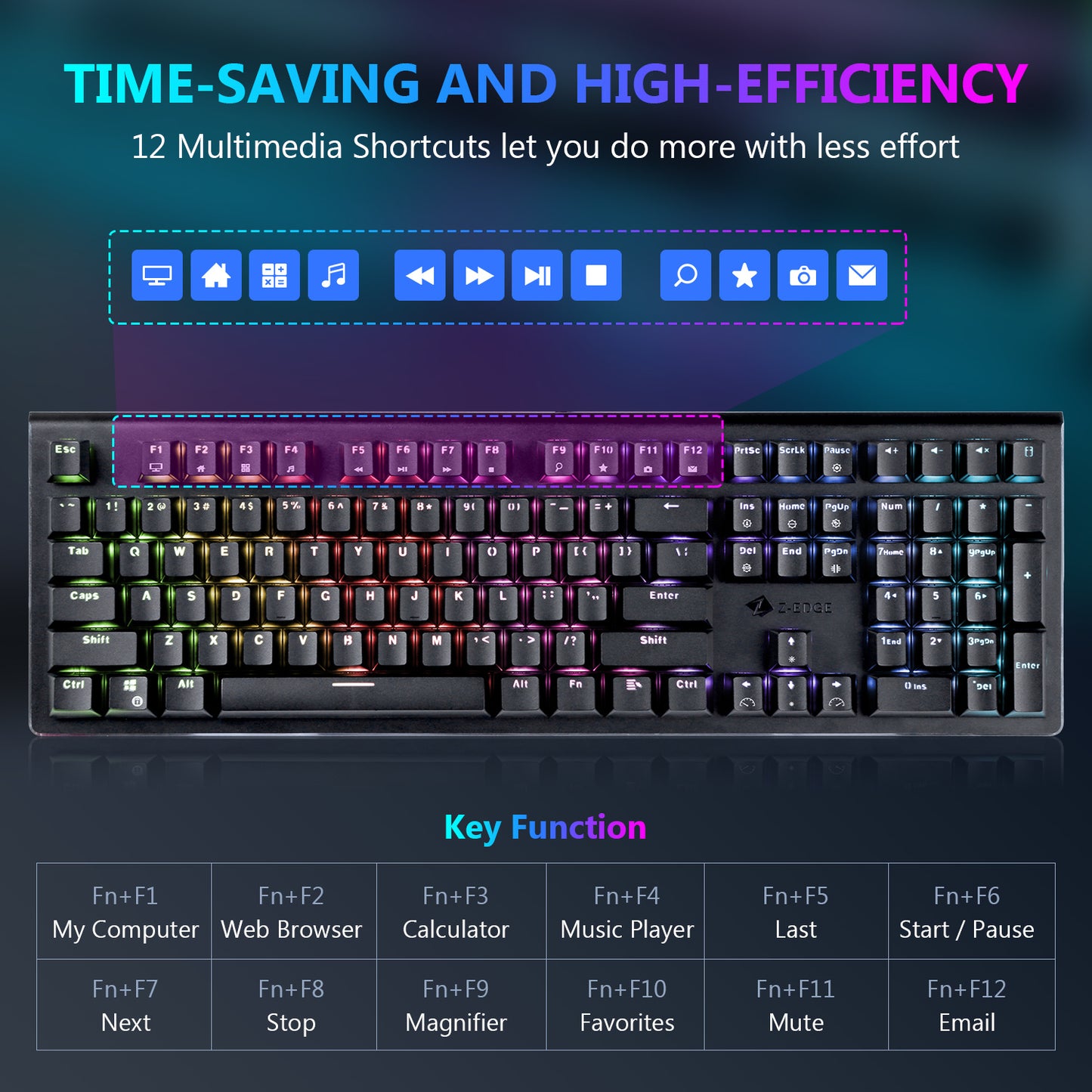 Z-EDGE Gaming Keyboard