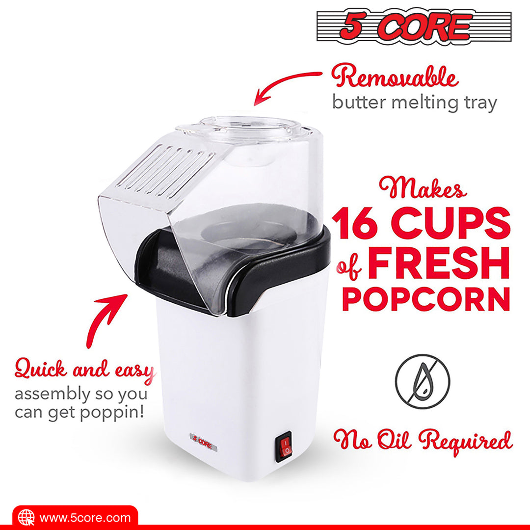 AirPops Pro: Electric Hot Air Popcorn Maker - Oil-Free & BPA Free