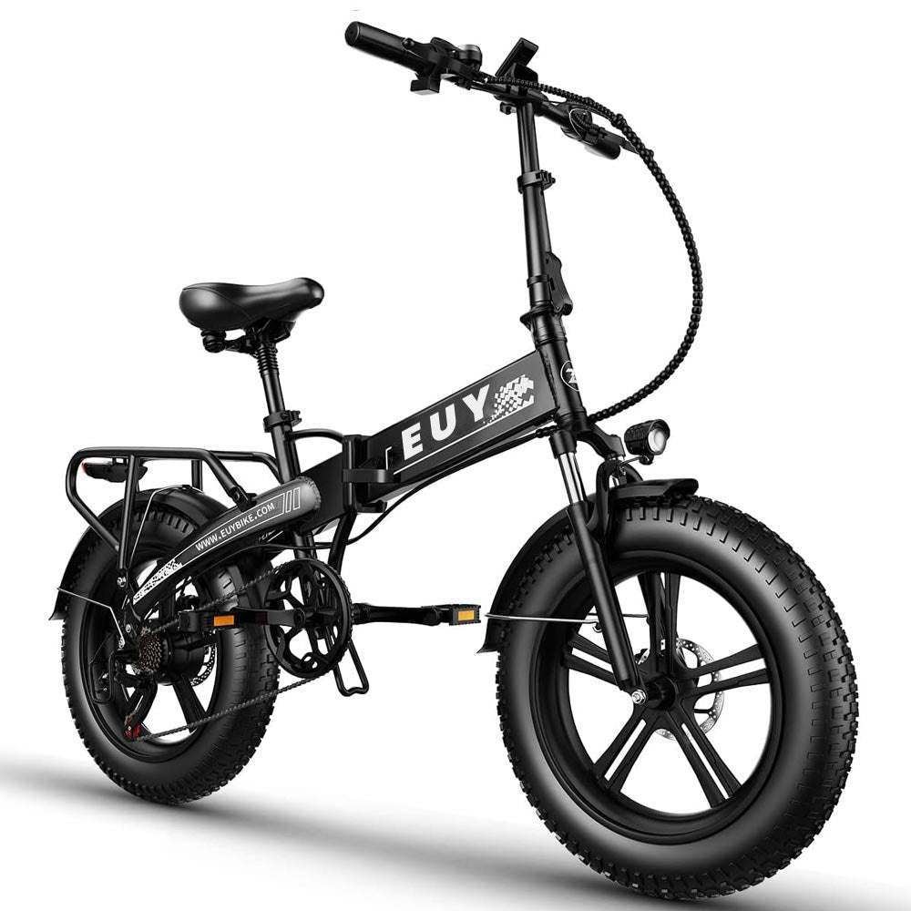 20" x 4.0" All Terrain Fat Tire Electric bike with Samsung 48V 12.8Ah Lithium Battery, front 