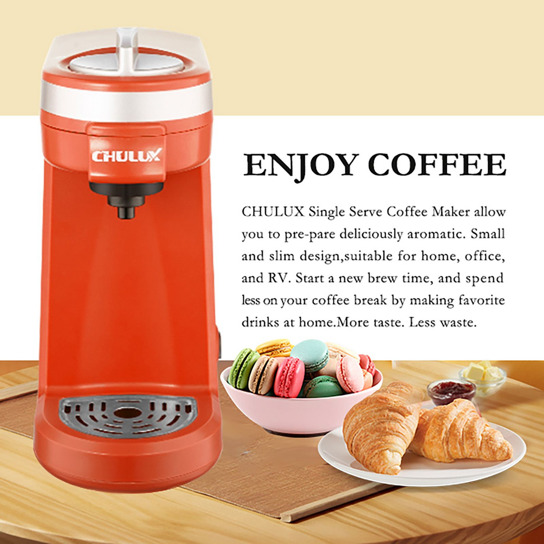 CHULUX Orange BrewMaster: Single-Serve Capsule Coffee Delight, description 