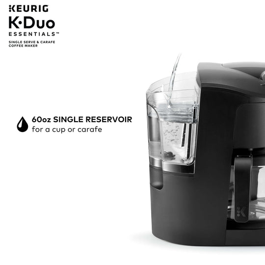 Stylish Black Single-Serve K-Cup Pod Coffee Maker, reservoir capacity 