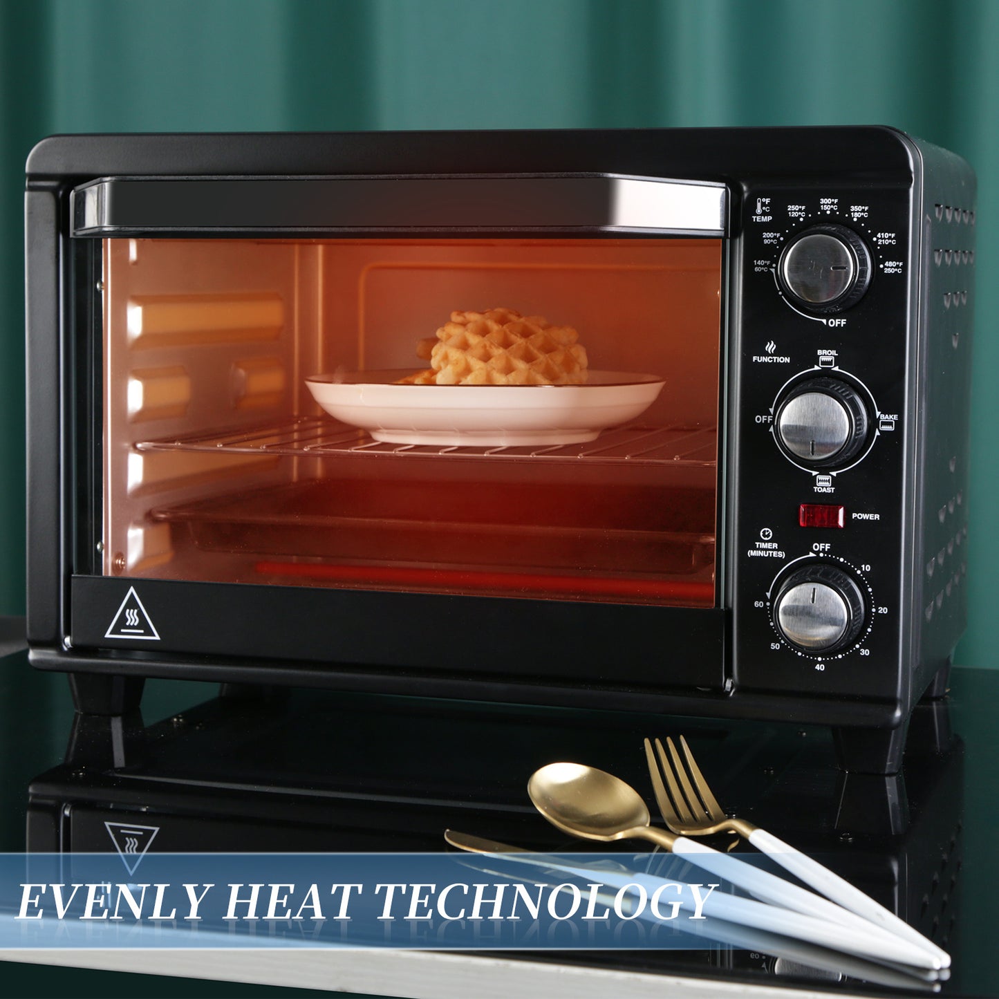 Deluxe Toaster Oven with 20Litres Capacity, oven 