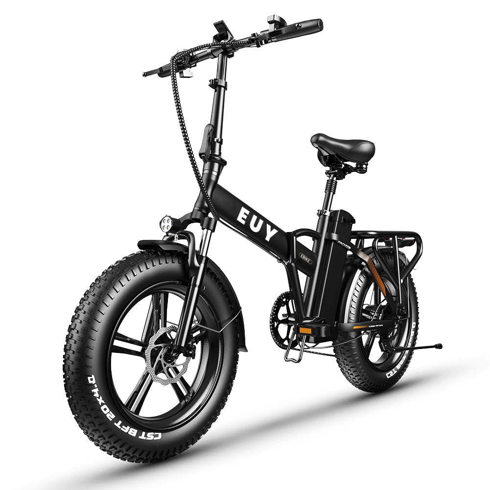 F6 20'x4.0'Fat Tire Foldable 750w Electric Bike with 48V 18Ah Removable Battery